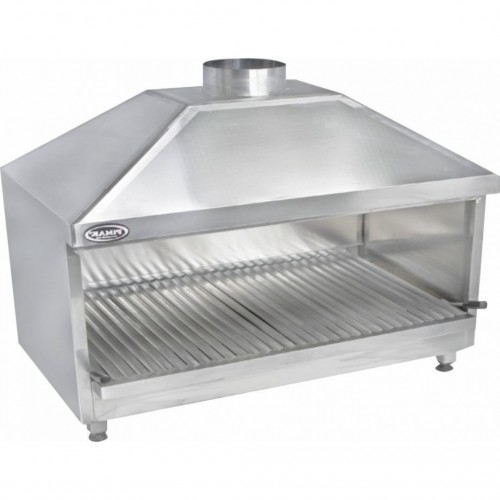Barbecue à charbon en inox 75cm -PIMAK - MB17-1