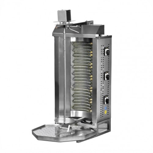 Machine à Doner kebab 6 résistances ELECTRIQUE moteur en haut - PIMAK -  M077-3D