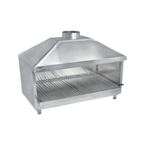 Barbecue à charbon en inox 120cm -PIMAK - MB17-2