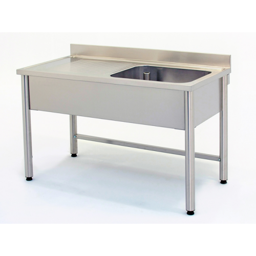 Plonge simple bac sans étagère basse 140x60cm - PIMAK - M028PİMAK.14060.11