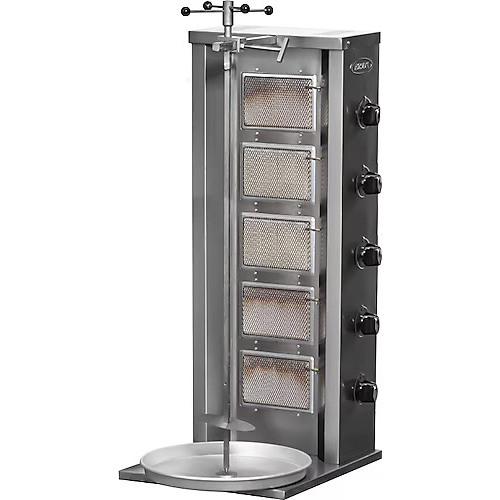 Machine à Doner kebabmanuel  Eco  5 Radiants à GAZ - PIMAK -  DO8/M78