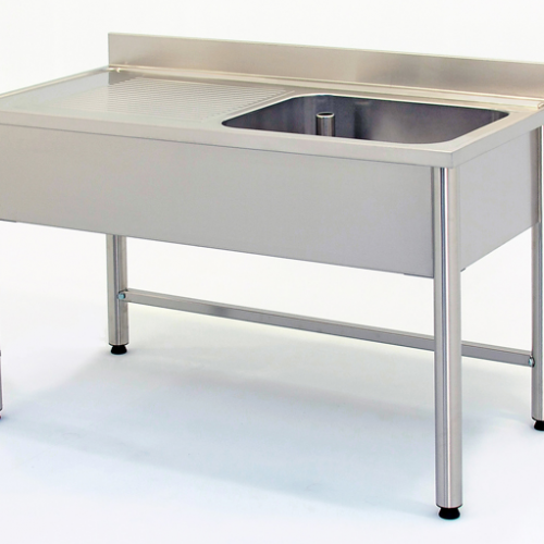 Plonge simple bac sans étagère basse 90x70cm - PIMAK - M028PİMAK.07070.11