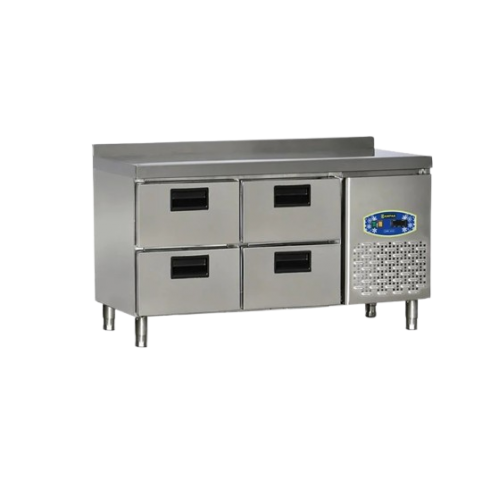 Soubassement réfrigéré avec 4 tiroirs - profondeur 60cm - DAMPAK - 22CBF0S-60.4C