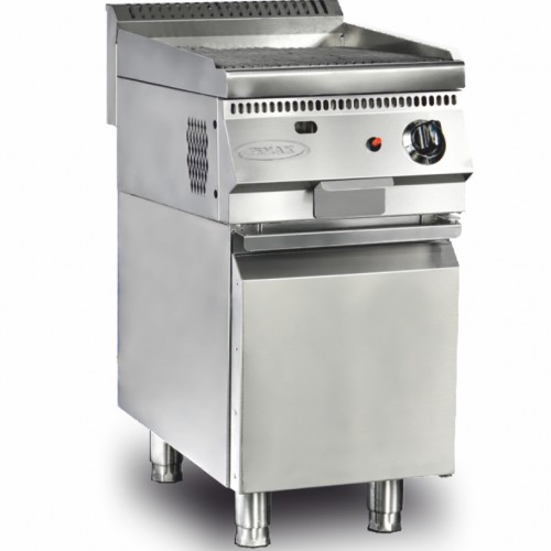 Grill à pierre de lave 51,5cm à GAZ sur coffre -PIMAK -  LT2/90SD-M170-1