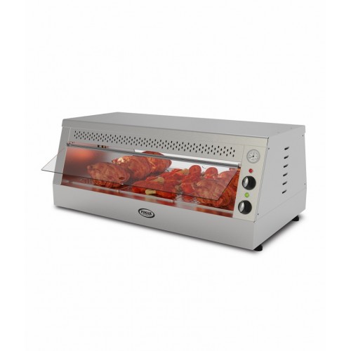 Vitrine de maintien chaud poulet frit 1 étage 2x GN 1/1  - PIMAK -  M00-T.2