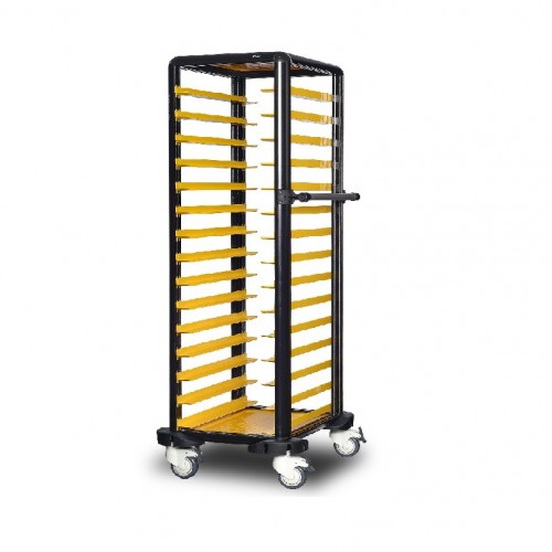 Chariot à plateau  tout ouvert simple 15 niveaux - GASTROLLEY -  G.ST.150.S.1