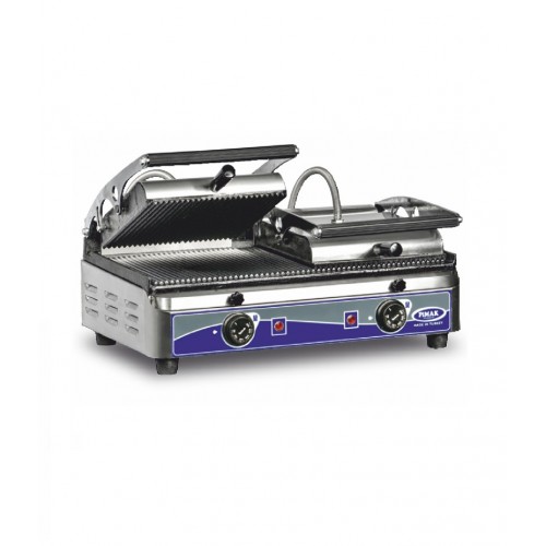 Grill panini ELECTRIQUE 20 tranches double clapet - PIMAK - M071-2
