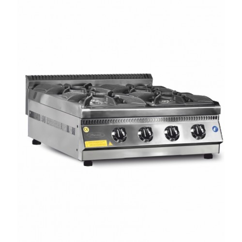 Piano 6 feux à poser à GAZ - PIMAK - OC4/70MX-6S