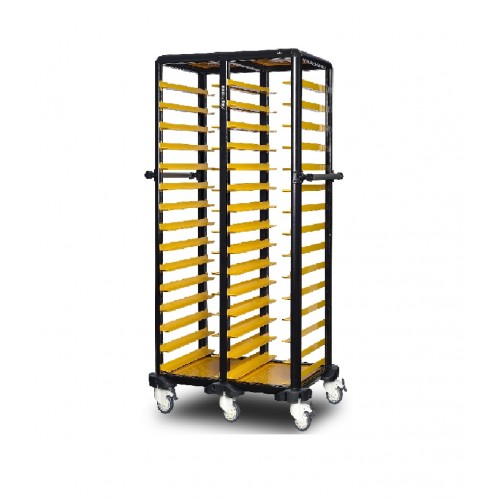 Chariot à plateau  tout ouvert double 15 niveaux - GASTROLLEY -  G.ST.150.D.1