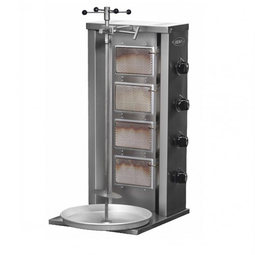 Machine à Doner kebab manuel  Eco  4 Radiants à GAZ - PIMAK -  DO7/M76